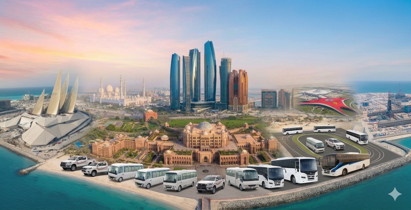 Imperial Route Transport fleet in Abu Dhabi